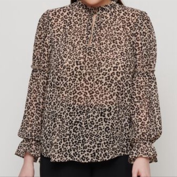 Cheetah Print Blouse - Picture 3 of 7
